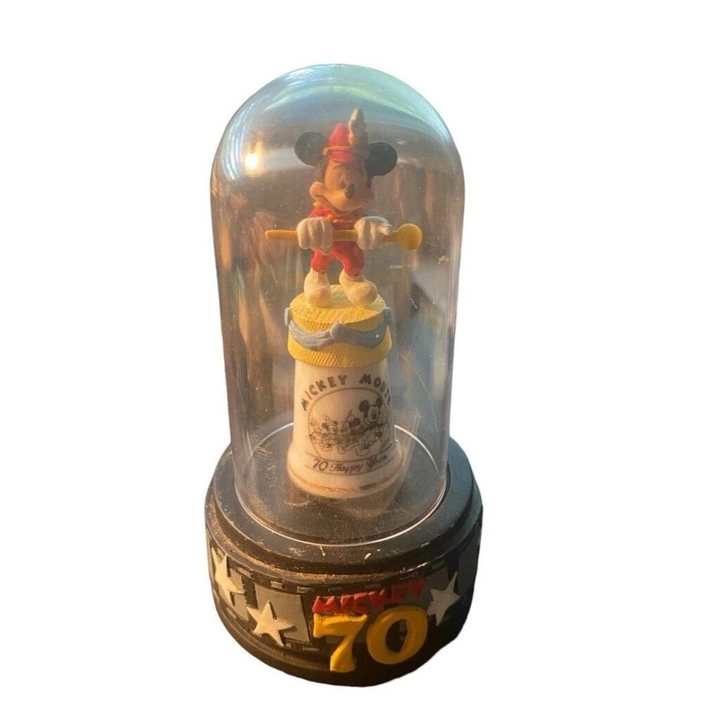 Disney Mickey Mouse 70th Anniversary Happy Times Thimble Majorette